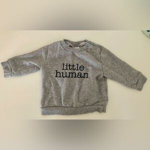 👶🏻Indigo Baby | “Little Human” Sweatshirt